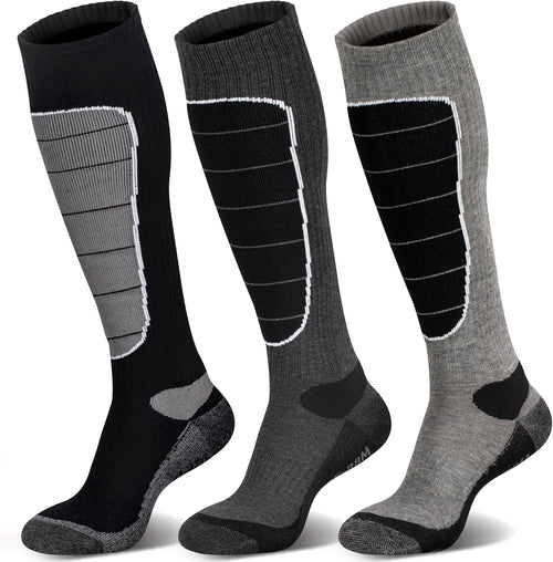 3 Pack Merino Wool Ski Socks